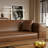 111.81" Luxury Oil-waxed Leather Sofa, High-end Vintage Sofa, Sturdy Frame, Comfortable Seating