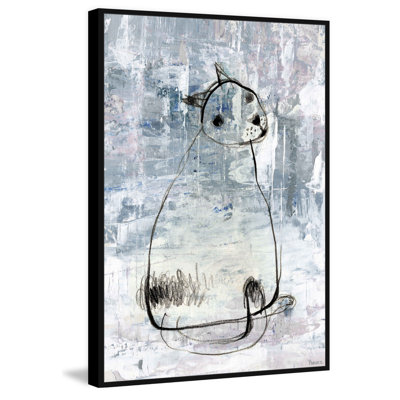 " Cat Outline " by Parvez Taj