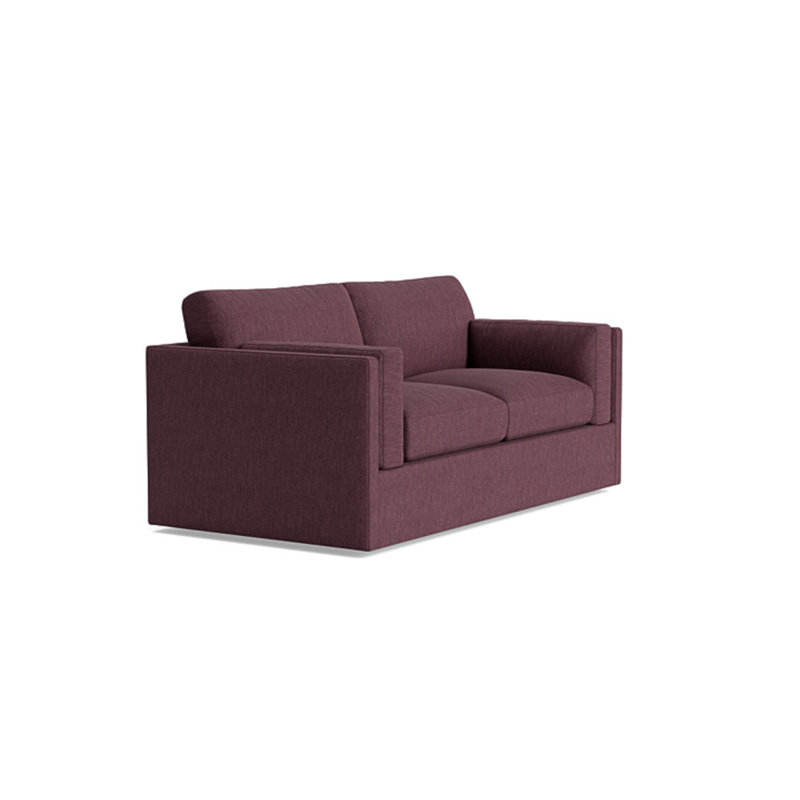 Fairfax Loveseat (70"), Performance Weave - Aubergine