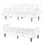 Velvet Futon Couch Convertible-1339343011
