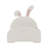 Twin Size Upholstered Rabbit Princess Bed with Headboard & Footboard, Kids Platform Bed Frame with Slats,White-118804141