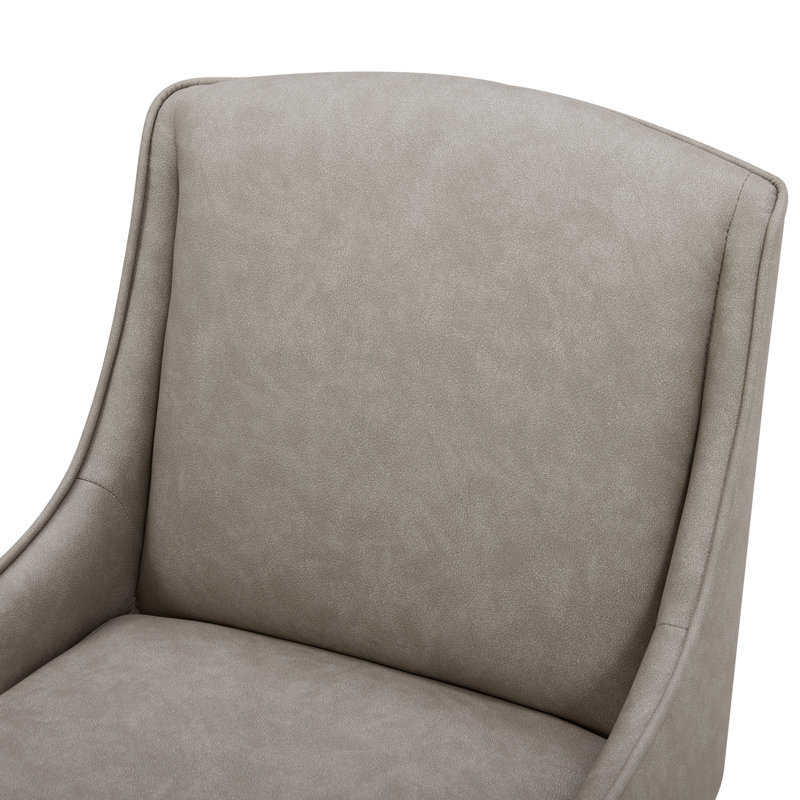 Tabouret de comptoir pivotant 26 po Annelotte, Gris Pierre