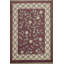Élégant tapis oriental tribal à motif floral 6 x 9