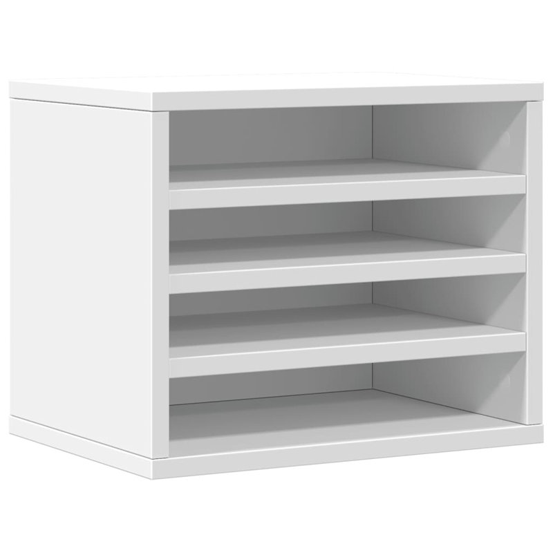  Desk Organiser 36X26x29.5 Cm Engineered Wood, White
