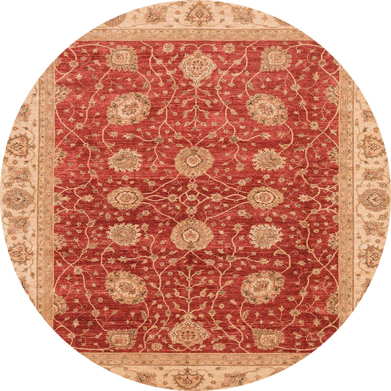 Tapis abstrait 4065, Rond 4 pi