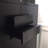 Black Manufactured wood Shoe Storage