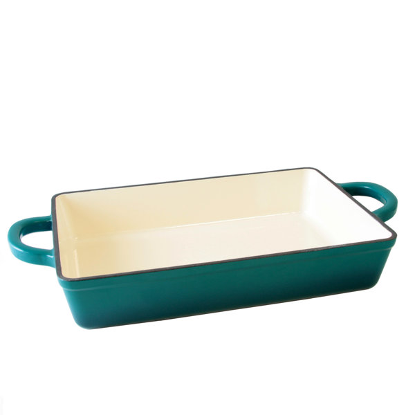 Baker's Secret 9.4 Enameled Cast Iron Grill Pan