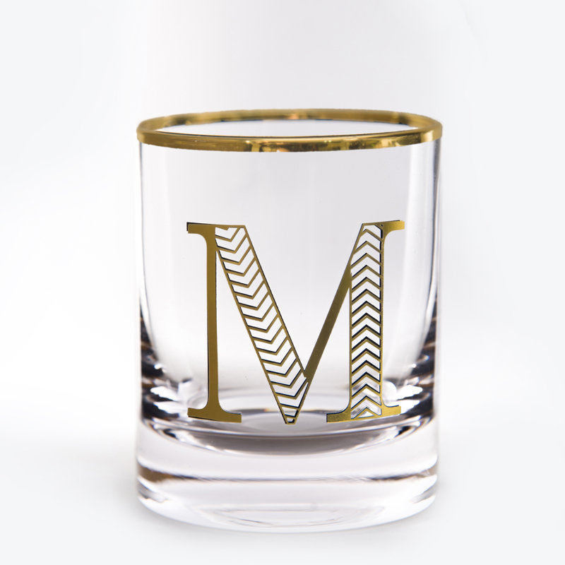 Verre à fromages 11 oz. polygramme ddl, M