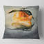 Carré, un mandarine orange fraîche pelée avec feuilles vertes - Coussin décoratif traditionnel-60158082