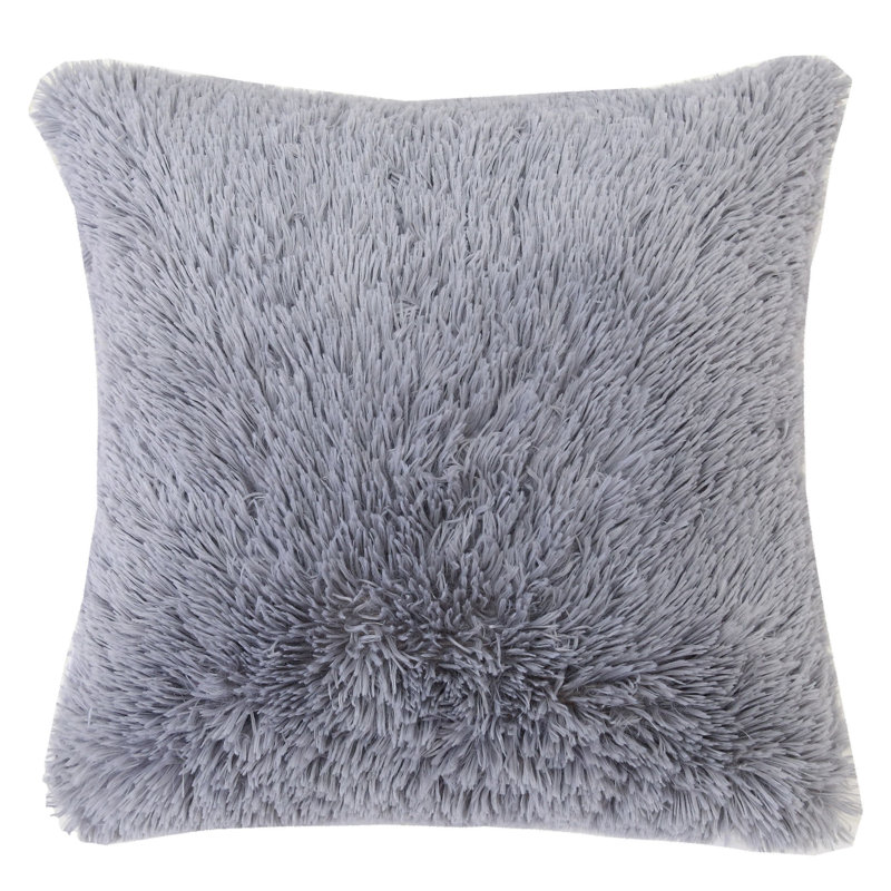  Housse de coussin carré et insert, 20 po x 20 po, Crème, crème, Housse de coussin seulement - sans coussin