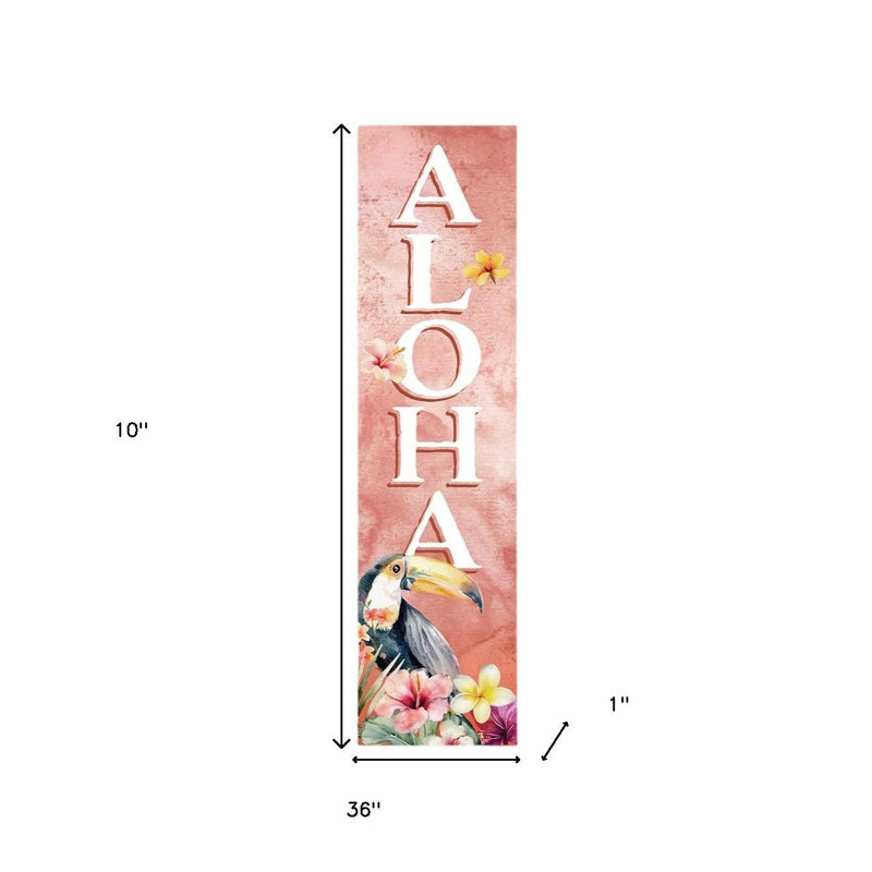 Enseigne de porche 36 "Aloha