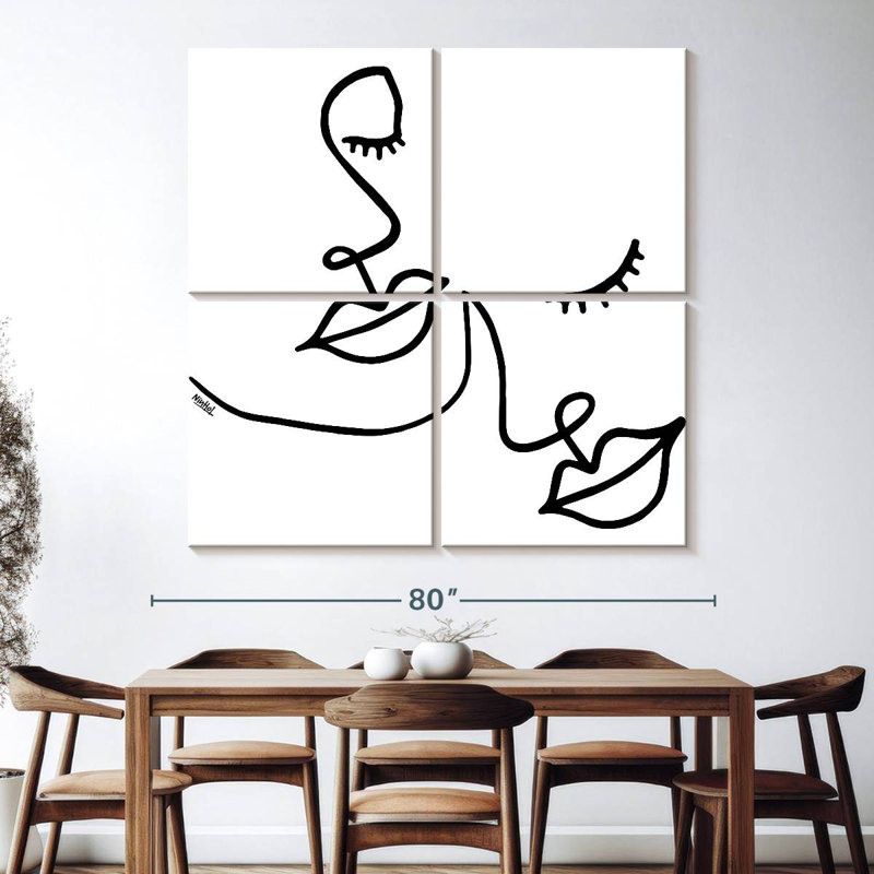 Hardie Cute Couple, 74'' H x 74'' W
