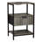 15 Inches Wide Nightstand - 1 Drawer, 2 Shelves, US Power Outlet-1459952588