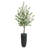 60'' Faux Eucalyptus Tree in Clay Planter