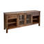 Quinn solid wood TV stand with storage