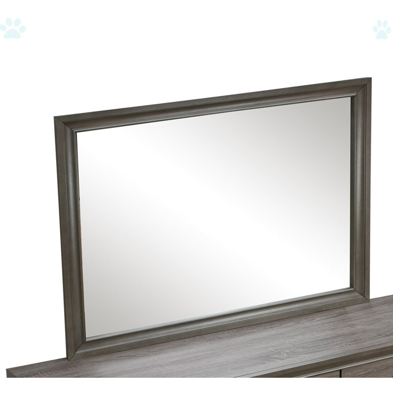 Miroir moderne pour salle de bain, Gris