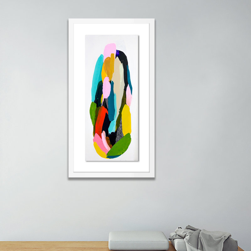 Angela Print by Angie Barker, White, 24" H x 13" W x 1.5" D