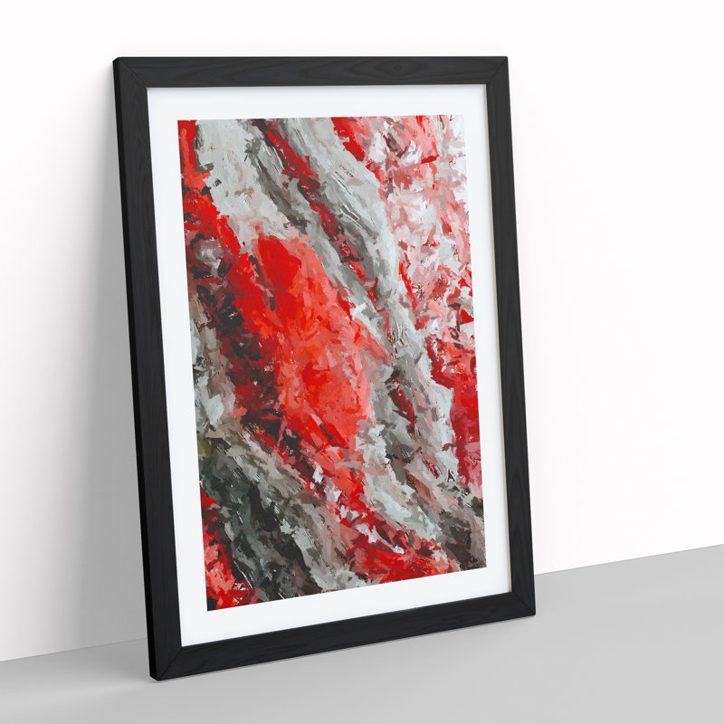 Symbols of the Abyss - Framed Print, Black