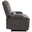 Causeuse inclinable avec porte-gobelets, fauteuil inclinable surdimensionné manuel-203638471