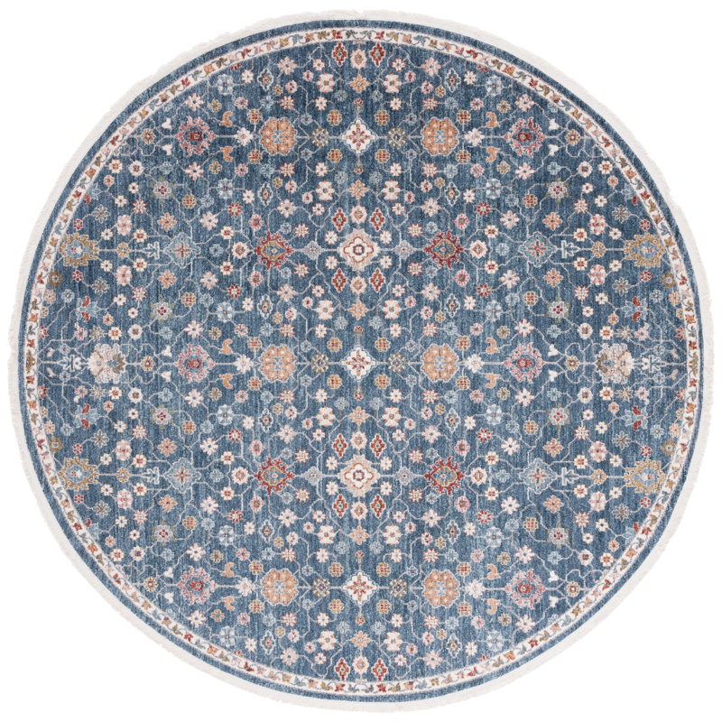 Tapis floral Kempton, Rond 6 pi 7 po