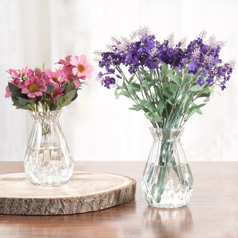 Clear Glass Table Vase