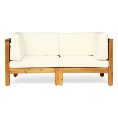 OANA 2-Piece LOVE SEAT SET, BEIGE