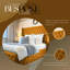 Ottoman Upholstered Bed - Ripple Plush Velvet Gas Lift Storage with Headboard-108291639-108291644