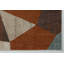 Tapis abstrait crème / brun / bleu-24782092