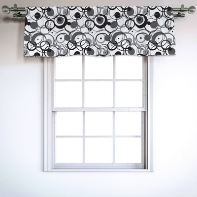 Sateen Ruffled Window Valance