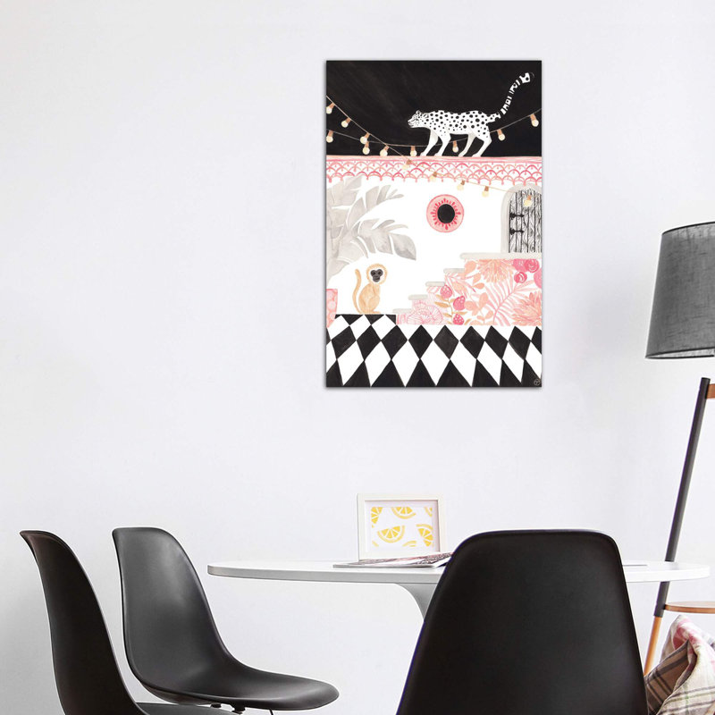 Animals Framed Art, Wrapped Canvas, 48" H x 32" W x 1.5" D
