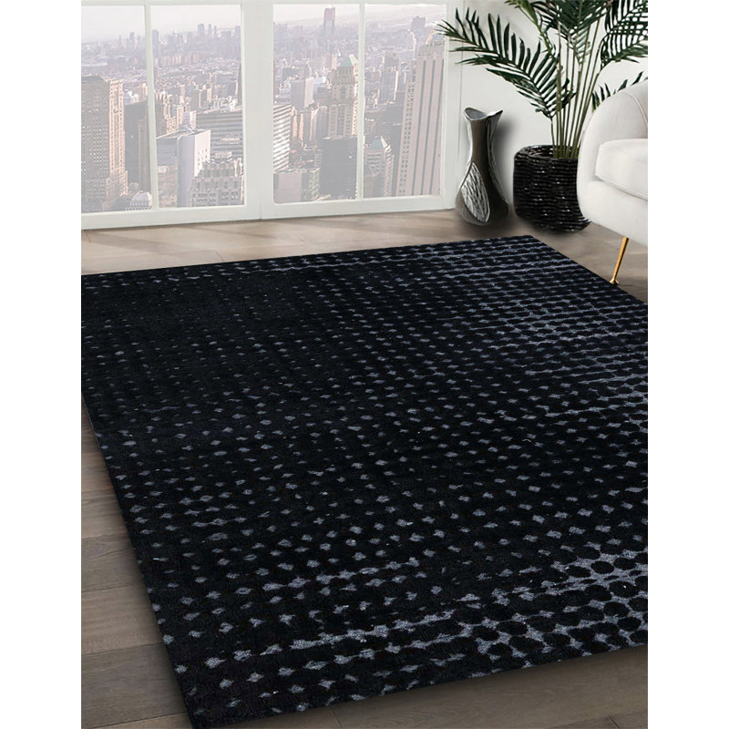 Abstract Indoor Rug, Square 4'