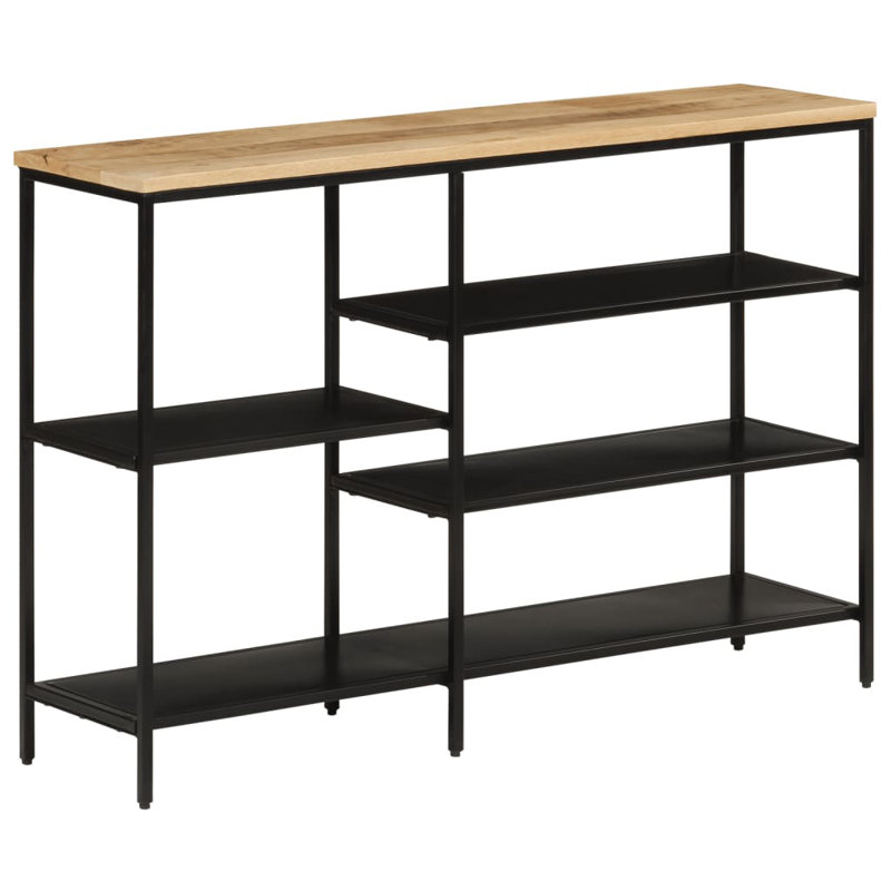 Ocain 110cm Solid Wood Top Console Table