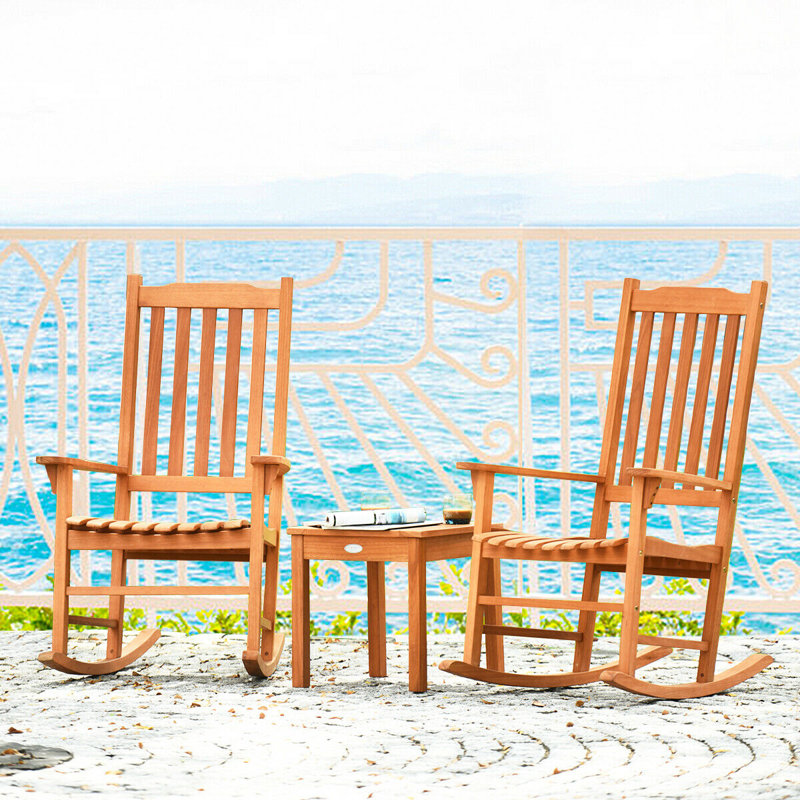 Mckean Eucalyptus 2 - Person Patio Conversation Set