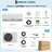 ABS AUX Split Air Conditioner 9000BTU WiFi R32 Cooling Heating
