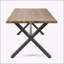 Table basse d'extérieur en bois d'acacia