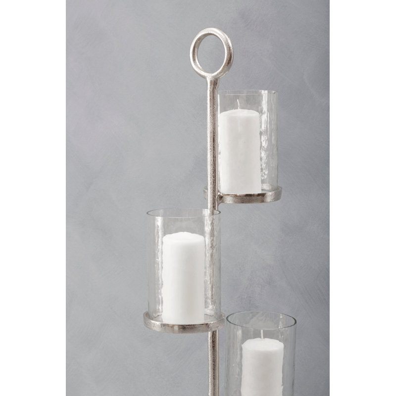 151cm Brushed Column Floor Lamp