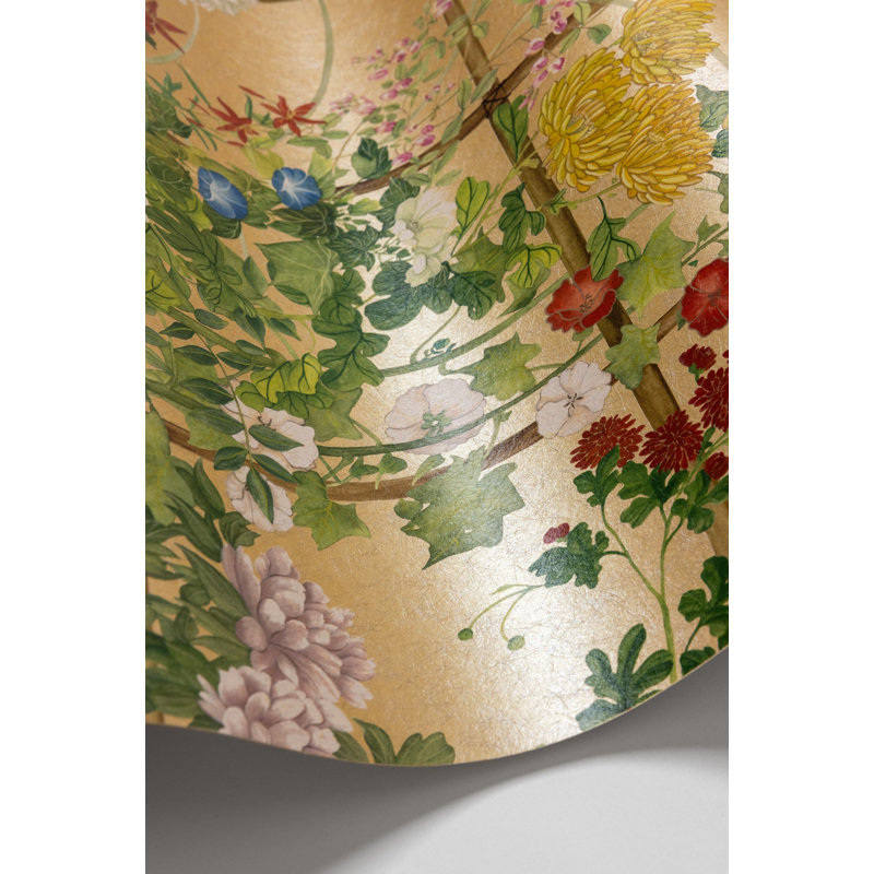 Scenic Flora, Gilded, Non-Woven