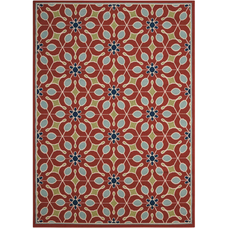 Caragan Geometric Indoor / Outdoor Rug