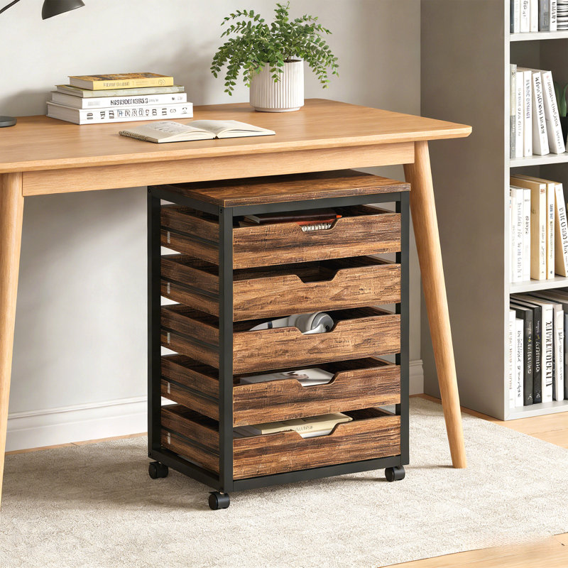 Unité de rangement de bureau mobile