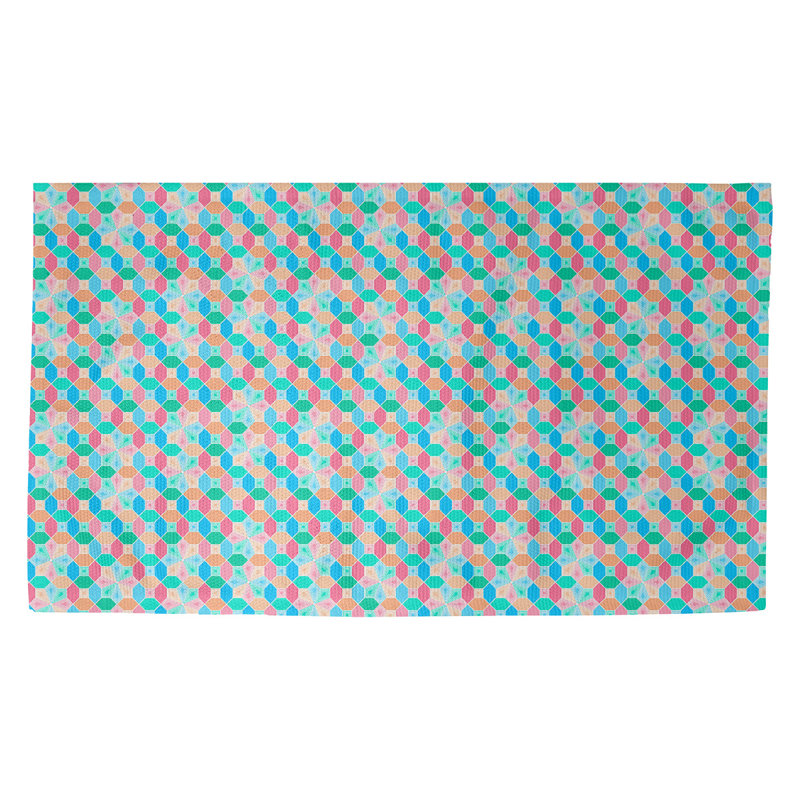 Tapis d'entrée antidérapant Avicia, Rectangle 2 pi 1 1/2 po x 3 pi 6 po, Vert clair