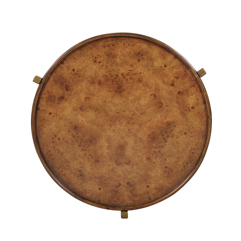 Reston & Cara Side Table - Small, Rustic Burl, Small