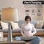 Lampe de table USB en métal Arushad