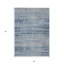 Tapis intérieur lavable abstrait bleu ciel et bleu marine HomeRoots 3 pi x 5 pi