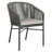 Outdoor Stacking Dining Armchair with Cushions