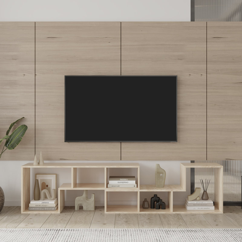 Creative TV stand Bookshelf, Oak