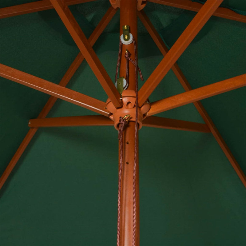 Bridger 200cm X 300cm Rectangular Market Parasol, Green