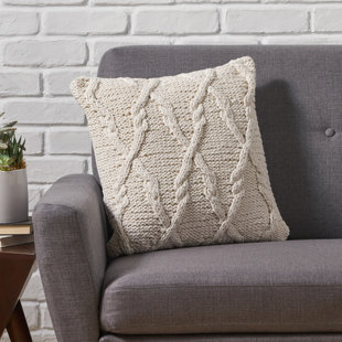 Samantha Boho Square Cotton Pillow Cover & Insert