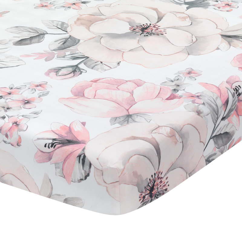 Drap-housse pour lit de bébé Signature, Pink
