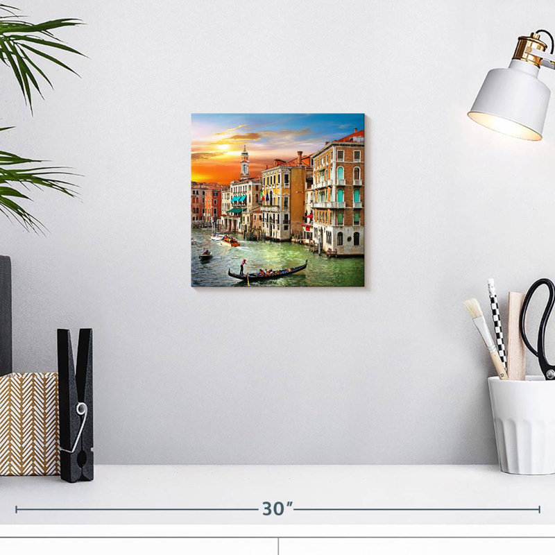Bâtiments et gondoles Nicci Venice, H 10 po x l 10 po