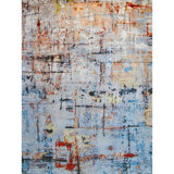 Hand Knotted Abstract Area Rug